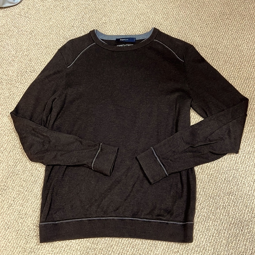 ZegnaSport - Brown Sweater - Size Medium